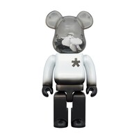 400% & 100% Bearbrick Set - Nike Tech Fleece N98 by Medicom Toy