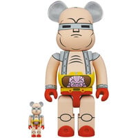 400% & 100% Bearbrick Set - Krang's Robot  (Teenage Mutant Ninja Turtles)