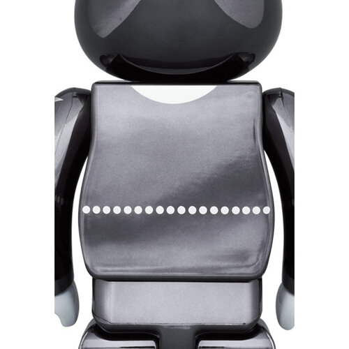 Medicom Toy 1000% Bearbrick - KISS Star Child (Chrome ed.)