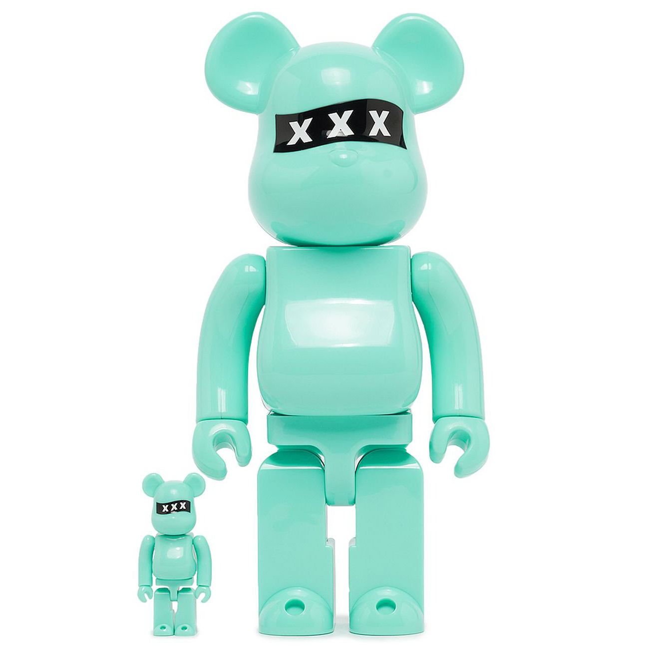 400% & 100% Bearbrick - God Selection 10th Anniversary by