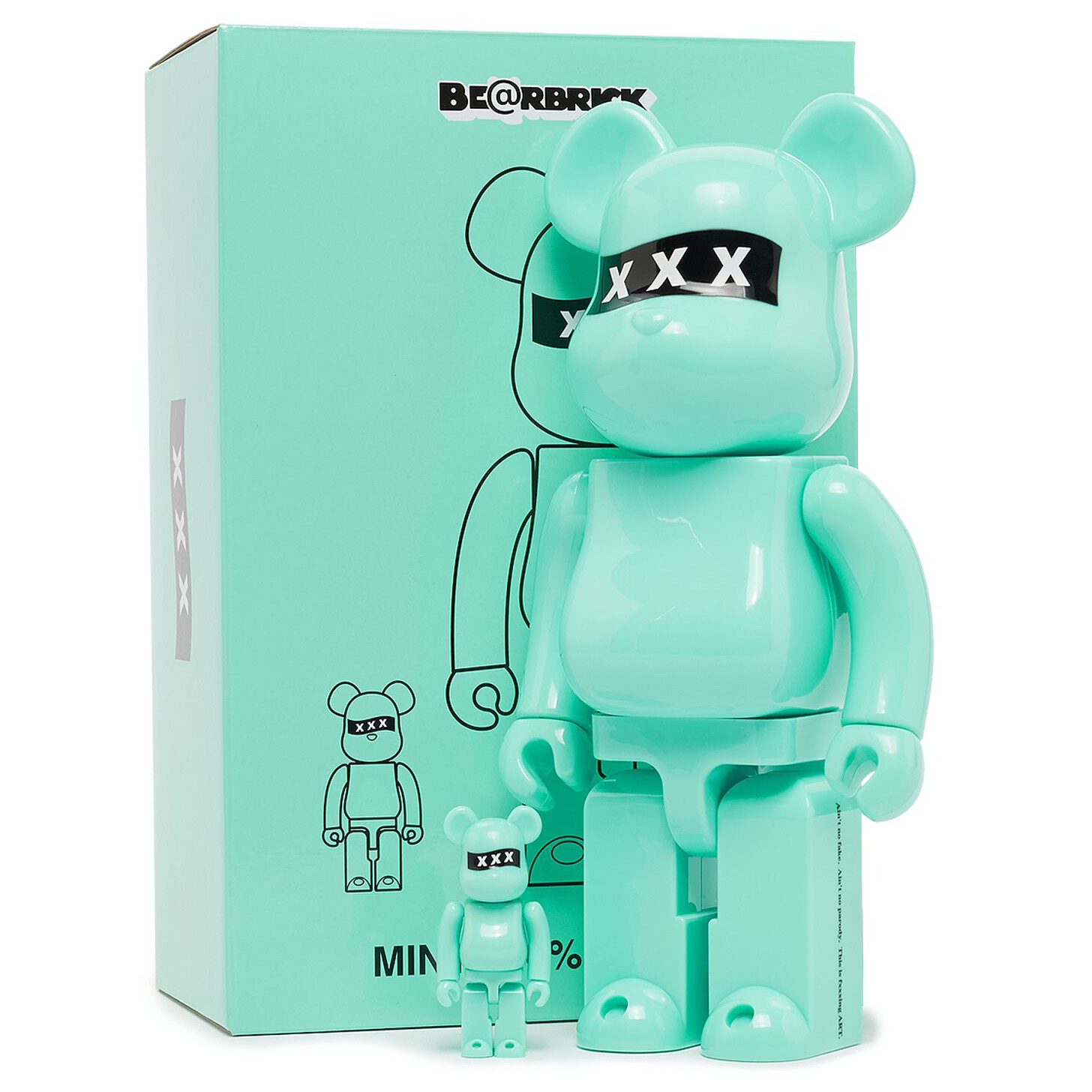 Medicom Toy 400% u0026 100% Bearbrick - God Selection 10th Anniversary (Mint)