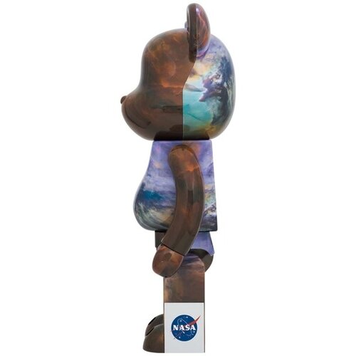 Medicom Toy 400% & 100% Bearbrick Set - Hubble Space Telescope Lagoon Nebula (Messier 8)