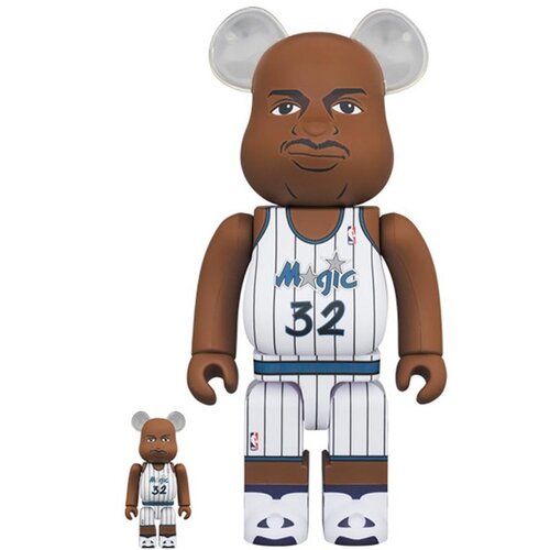 Medicom Toy 400% & 100% Bearbrick set - Shaquille O' Neal (Orlando Magic)