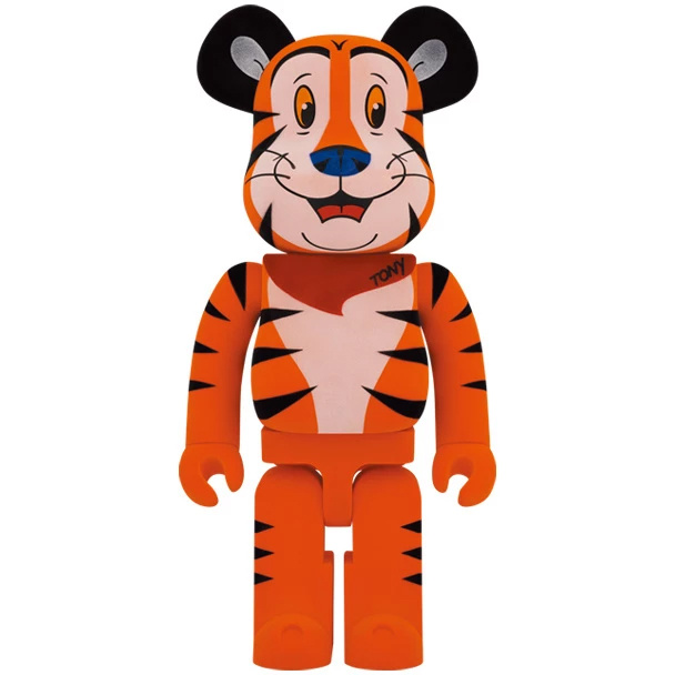 1000% Bearbrick - Tony The Tiger Flocky (Kelloggs) by Medicom