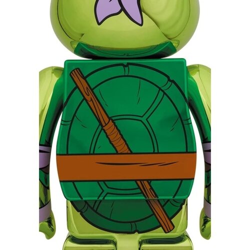 Medicom Toy 1000% Bearbrick - Donatello Chrome (Teenage Mutant Ninja Turtles)