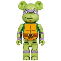 1000% Bearbrick - Donatello Chrome (Teenage Mutant Ninja Turtles)