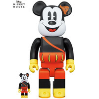 400% & 100% Bearbrick Set - Mickey Mouse (The Bard)
