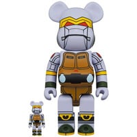 400% & 100% Bearbrick Set - Metalhead (Teenage Mutant Ninja Turtles)