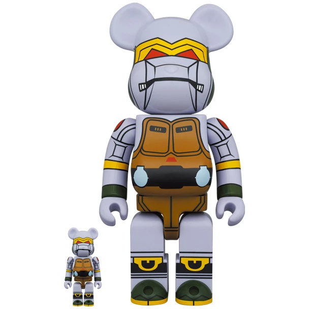 400% & 100% Bearbrick Set - Metalhead (Teenage Mutant Ninja Tur