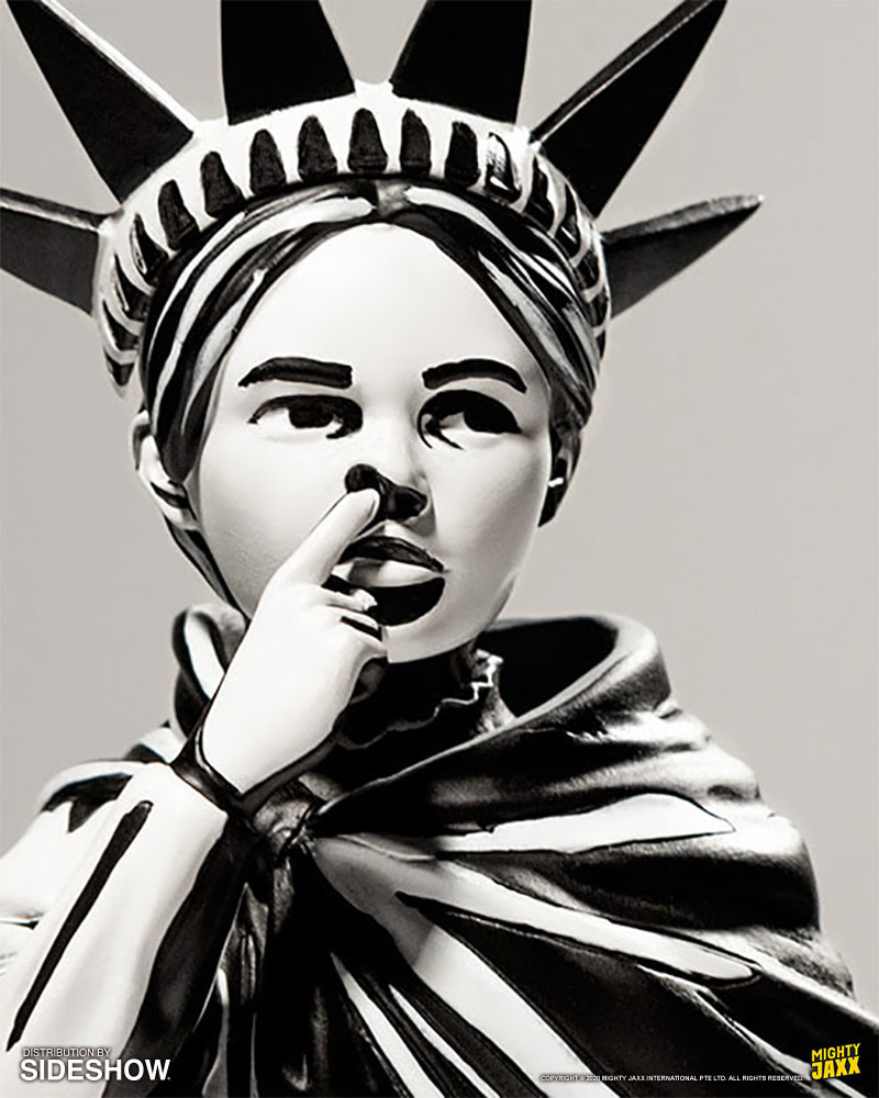 Mighty Jaxx Liberty Girl by Brandalised x Banksy