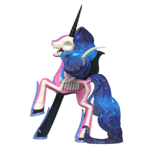 Mighty Jaxx Princess Luna - Nightmare Moon (My Little Pony) XXRAY Plus by Jason Freeny