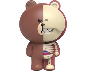 Brown (LINE FRIENDS) XXRAY Plus by Jason Freeny x Mighty Jaxx
