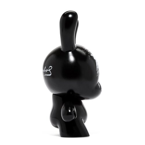 Kidrobot Andy Warhol: Fright Wig Self-Portrait 8" Masterpiece (Monochrome) Dunny by Kidrobot