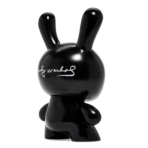 Kidrobot Andy Warhol: Fright Wig Self-Portrait 8" Masterpiece (Monochrome) Dunny by Kidrobot