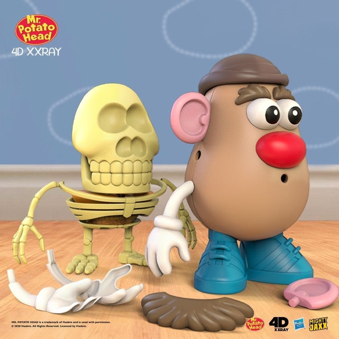 Mr Potato Head (4D XXRAY) by Jason Freeny x Mighty Jaxx - Mintyfresh