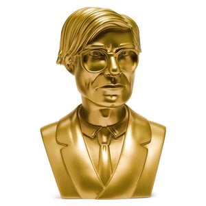 Kidrobot Andy Warhol: Gold Edition 12' Bust