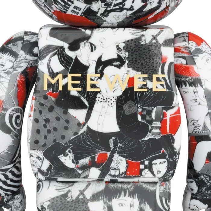 Medicom Toy 400% & 100% Bearbrick set - MEEWEE x Suehiro Maruo Shoujo  Tsubaki
