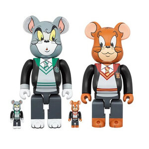 Medicom Toy 400% & 100% Bearbrick set - Tom & Jerry (Hogwarts House Robes)