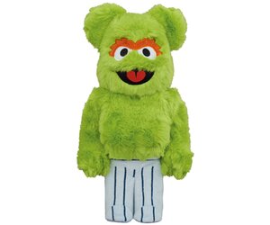 400% Bearbrick set - Oscar The Grouch - Costume Edition (Sesame