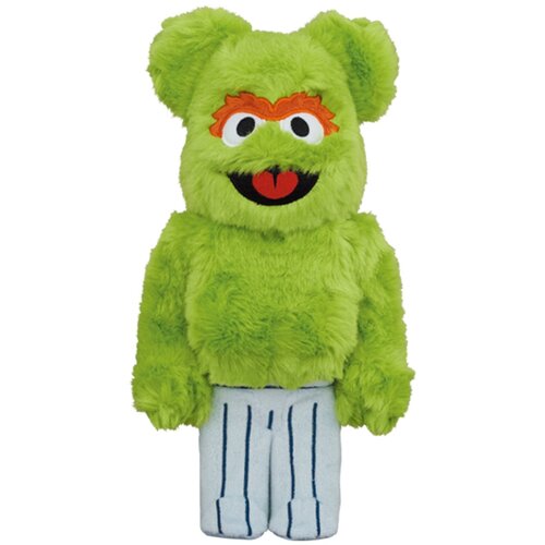 Medicom Toy 400%  Bearbrick set - Oscar The Grouch - Costume Edition (Sesame Street)