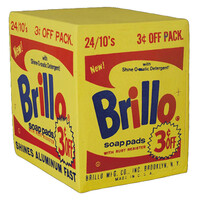 Ceramic Brillo Box (Yellow) by Andy Warhol