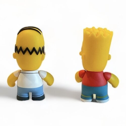 Kidrobot Homer and Bart Set (The Simpsons x Ron English) by Kidrobot