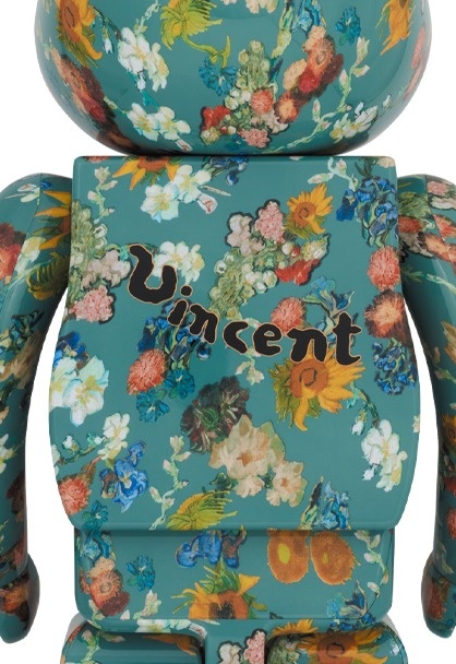 Medicom Toy 1000% Bearbrick - Vincent Van Gogh (50th Anniversary - Floral  Pattern)