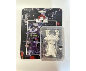 ミニキッドカタナ　鎧　サムライ　ガスマスク　ホラー　カタナ　アートトイ ミニキッドカタナ 鎧 サムライ ガスマスク ホラー カタナ アートトイ