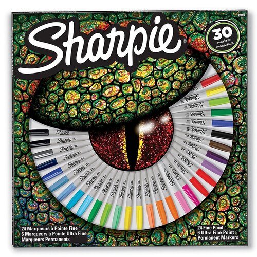 Sharpie Sharpie Big Eye Special Edition (24 Markers + 6 Fineliners)