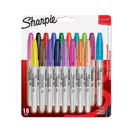 Sharpie Sharpie Permanent Classic Fine Marker Packs