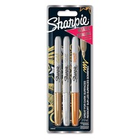 Sharpie Permanent Metallic Marker - 3x pack