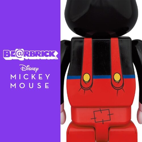 Medicom Toy 400% & 100% Bearbrick Set - Mickey Mouse (Boat Builders)