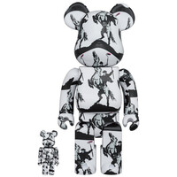 400% & 100% Bearbrick set - Highwayman (Brandalised x Banksy)