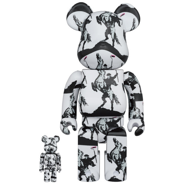 メーカー 400% Banksy x (Brandalised Highwayman - set Bearbrick 100% & その他