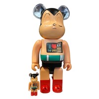 [DISPLAY ITEM] 400% & 100% Bearbrick Set - Astro Boy (Sleeping ed.)