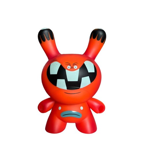 Kidrobot 8'' Acid Head Dunny (Red) by Tim Biskup