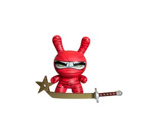 kidrobot-8-mad-ninja-dunny-red kidrobot-8-mad-ninja-dunny-red