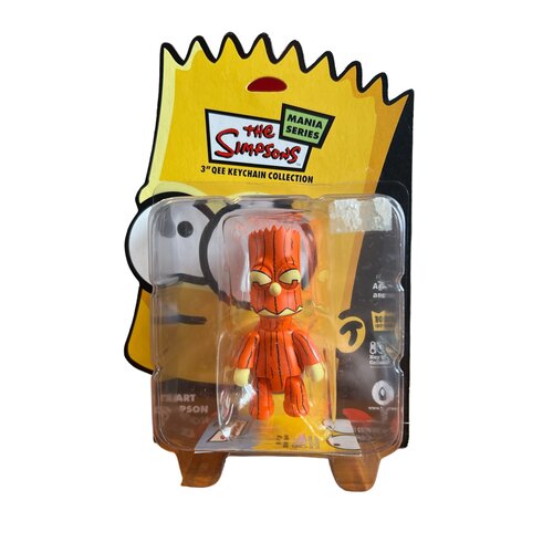 Toy2r Bart Simpson  Qee Collection (Dark Orange Pumpkin) by Toy2r