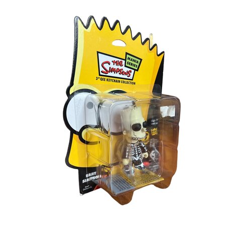 Toy2r Bart Simpson Qee Collection (Bart Bone Skeleton Mask) by Toy2r