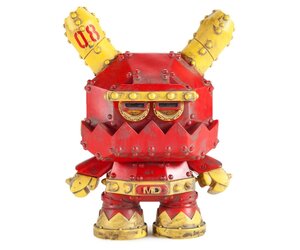Kidrobot Frank Kozik Dunny 2015 - Grumpy Elf Holiday Edition - Figura In Vinile 7,6 Cm - Edizione Limitata Natale