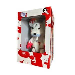 Toy2r [USED] 8'' Redrum Bear (White) by Frank Kozik