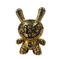 [USED] 8'' Evil Gold Metal Dunny by David Flores