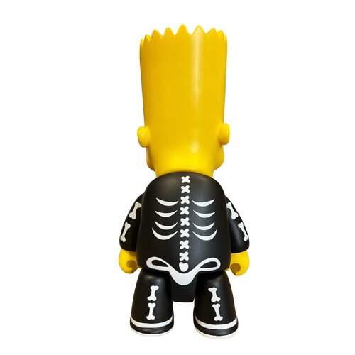 Toy2r [USED] 10'' Bart Simpson Qee Collection (Skeleton Costume) by Toy2r