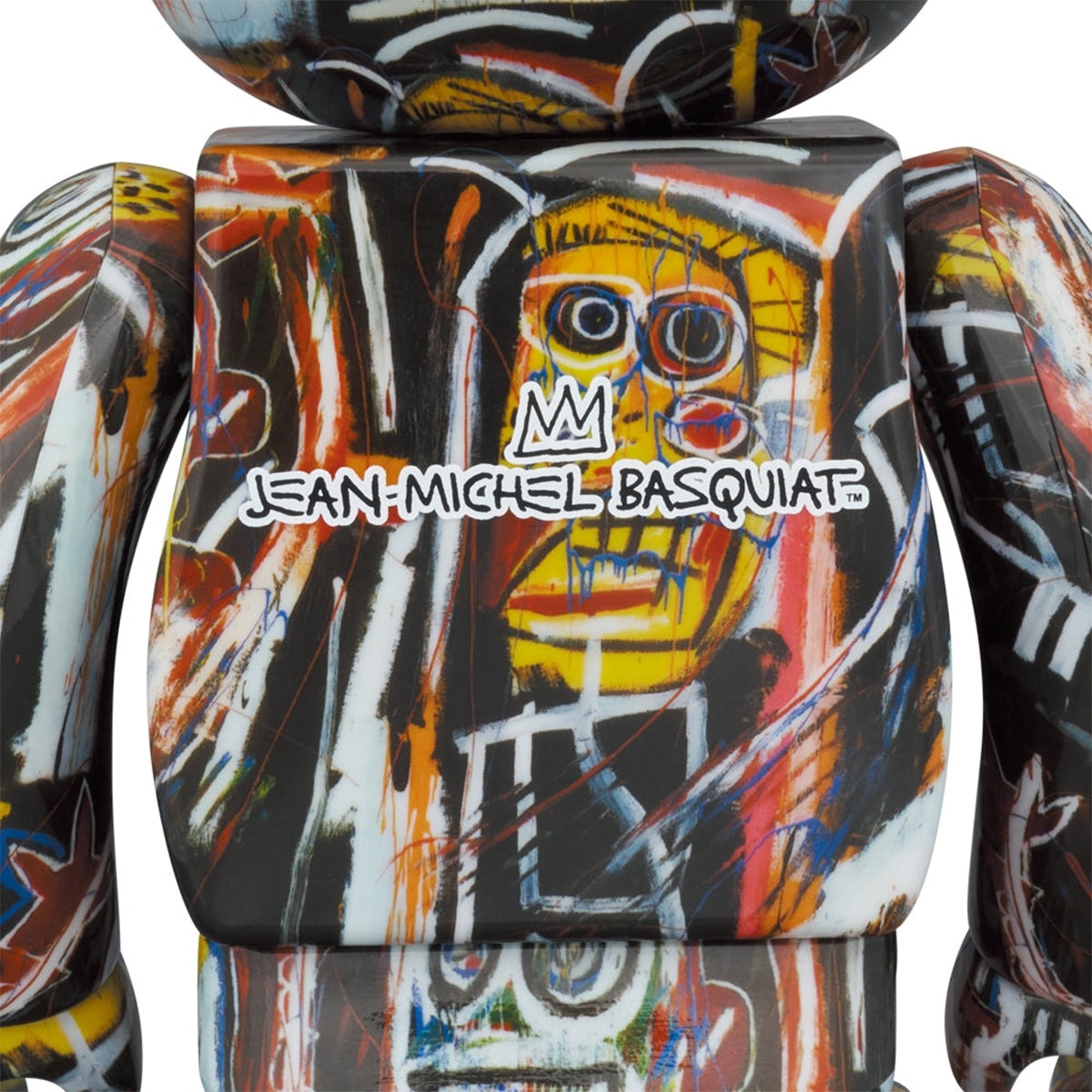 400% & 100% Bearbrick Set - Jean-Michel Basquiat v11 - Mintyfresh