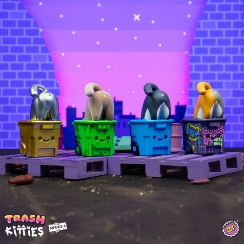 100% Soft Trash Kitties - Blindbox Series 3