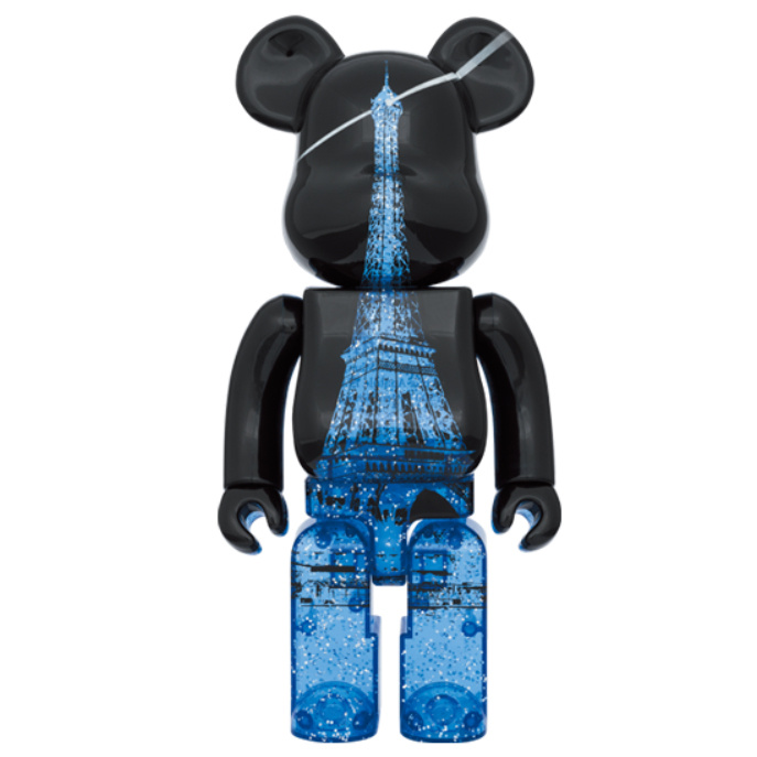 400% & 100% Bearbrick - Eiffel Tower (Sparkling Edition) by 400% & 100% Bearbrick - Eiffel Tower (Sparkling Edition) by