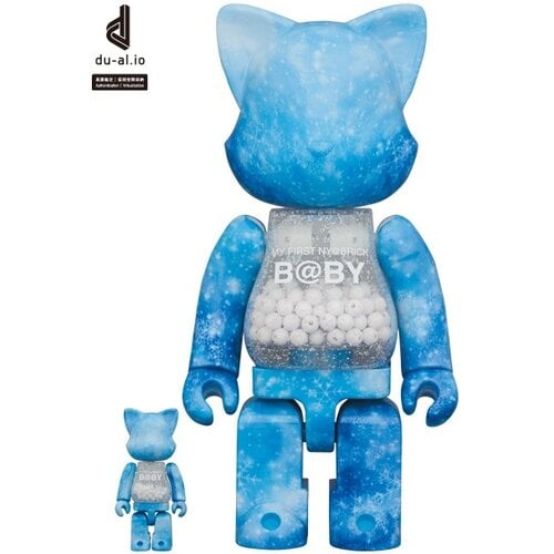 Medicom Toy 400% & 100% Nyabrick set - My First Nyabrick Baby (Crystal of Snow)