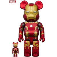 400% & 100% Bearbrick - Iron Man - Mark III (Infinity Saga 400% & 100% Bearbrick - Iron Man - Mark III (Infinity Saga