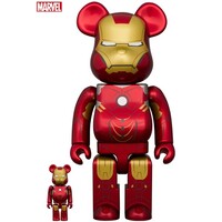 400% & 100% Bearbrick - Iron Man - Mark III (Infinity Saga 400% & 100% Bearbrick - Iron Man - Mark III (Infinity Saga