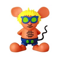 VCD Andy Mouse (Orange) by Keith Haring